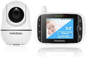 HelloBaby Remote Pan-Tilt-Zoom Baby Monitor 婴儿监视器