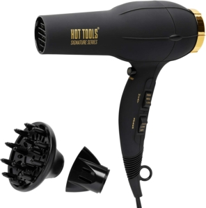 最好的预算吹风机 ：HOT TOOLS Signature Series 1875W Salon Turbo Ionic Dryer