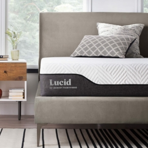 最好的混合床垫：Lucid Hybrid Mattress